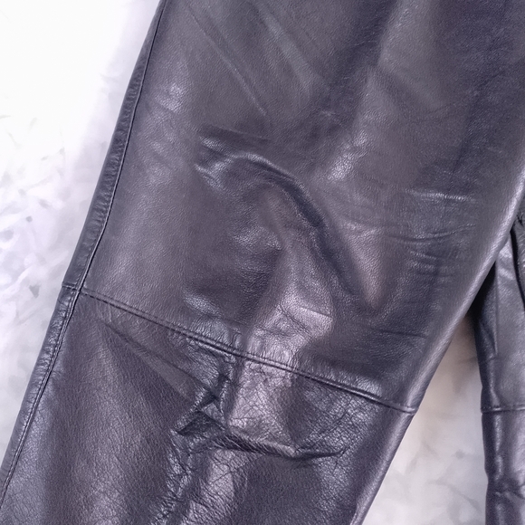Vintage 90s LEATHERS LEATHERS Pants - Picture 7 of 12